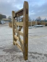 Wooden Field Gate 4ft 5 Rail 1200mm High No Fixings