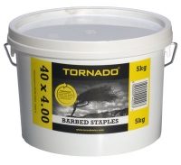 Barbed Fence Staples 40 x 4mm x 5kg Bucket (132 per kg)