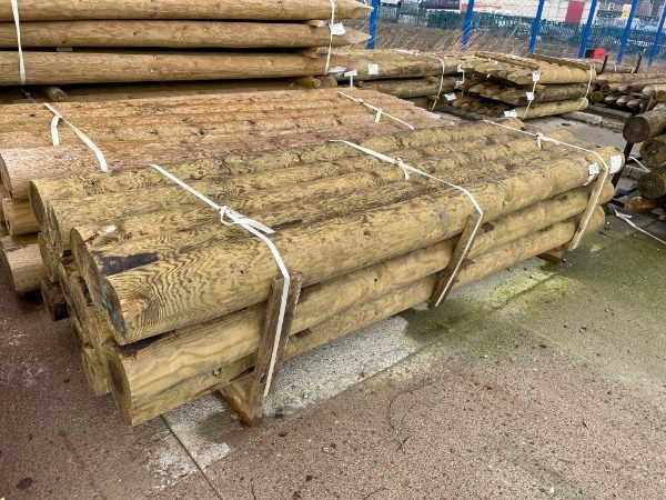 Timber Straining Post Square End 3.0m x 150mm