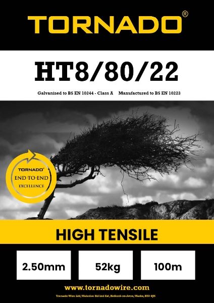 Hinge Joint HT8/80/22 Green High Tensile Livestock 100m