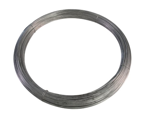 Plain Wire Coil 2.64mm (12g) Spring Steel Galvanised 25kg Approx 610m