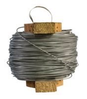 Plain Wire Wooden Reel Easy 3.15mm (10g) High Tensile Galvanised 25kg Approx 410m