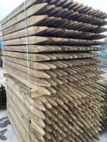 Timber Post Square End 1.65m x 75mm X 75mm