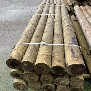 Timber Straining Post Square End 3.0m x 150mm